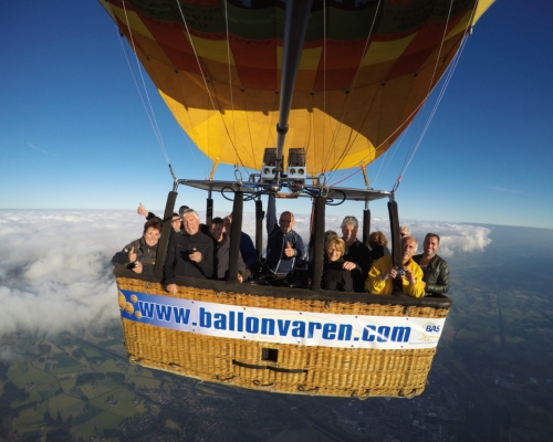 Ballonvaart vanaf Deventer over Zutphen naar Steenderen